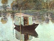 Claude Monet The Studio Boat USA oil painting artist